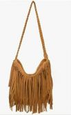 Bolsa Franja Camurça (Caramelo)