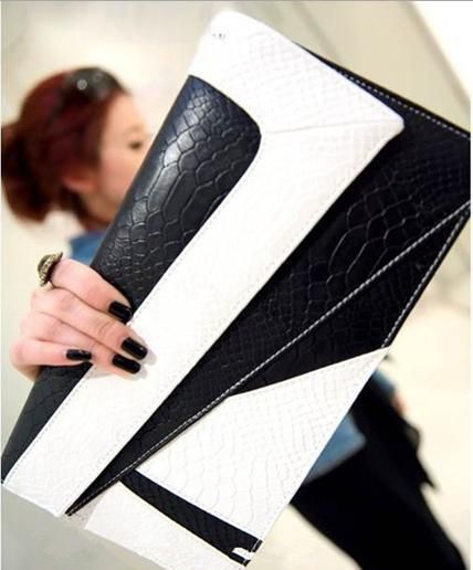 Bolsa Crocodilo Envelope